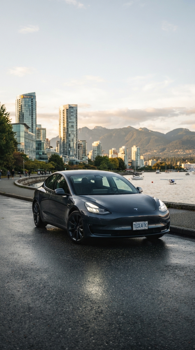 Tesla Model 3 in Vancouver